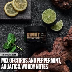 STMNT Grooming Goods Fiber Pomade Semi-Matte Finish Strong Control Easy To Wash Out 100ml 100g