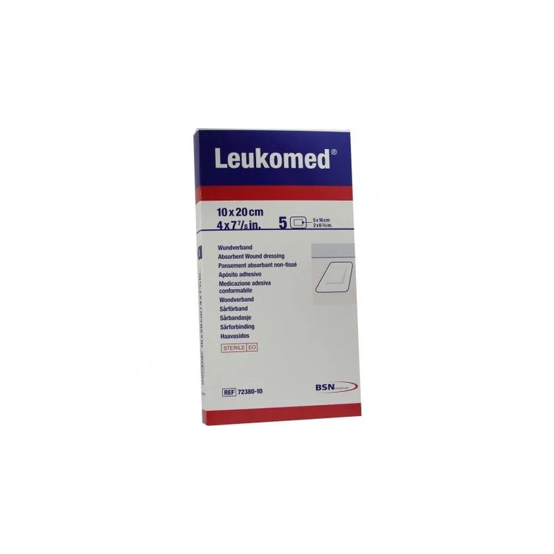 Bsn Medical Leukomed Adhesive Sterile Dressing 10x20cm Pack Of 5 Dressings