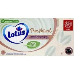 Lotus Pure Natural Box of 80 Tissues