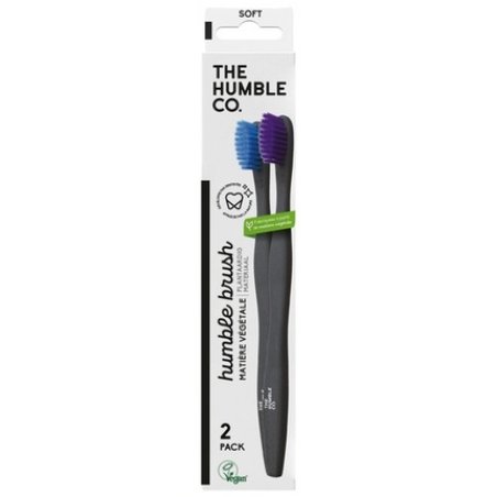 The Humble Co. Plant-Based Soft Toothbrushes - Pack of 2