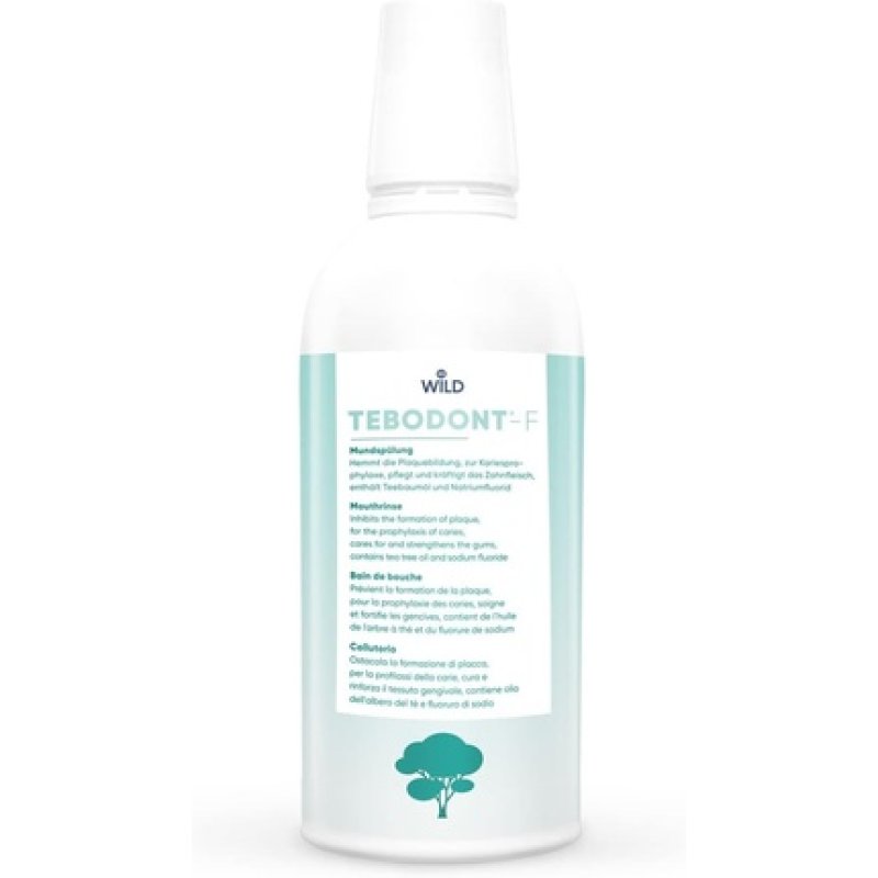 Tebodont-F Mouthrinse with Fluoride - Inhibits Plaque Formation