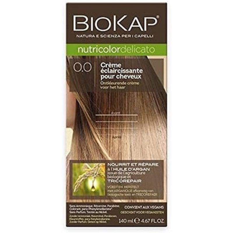 Biokap Nutricolor Delicato Hair Lightening Cream 0.0 140ml