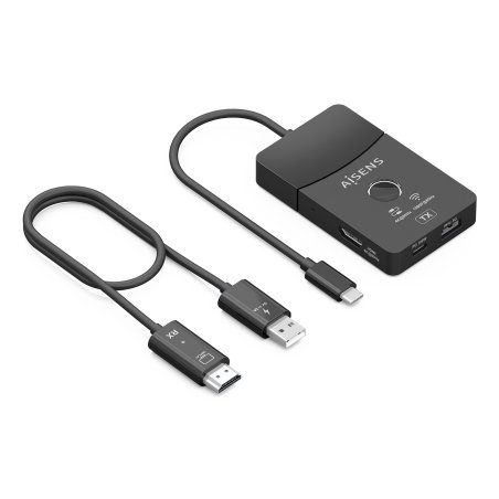 DOCKING AISENS USB-C A HDMI 1080P60HZ INALAMBRICO HDMI 4K60HZ 2USB-C USB PD 100W