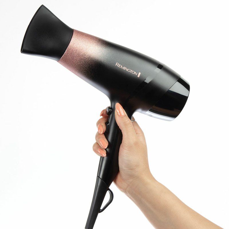 Remington Rose Shimmer hair dryer 2200 W Black, Rose