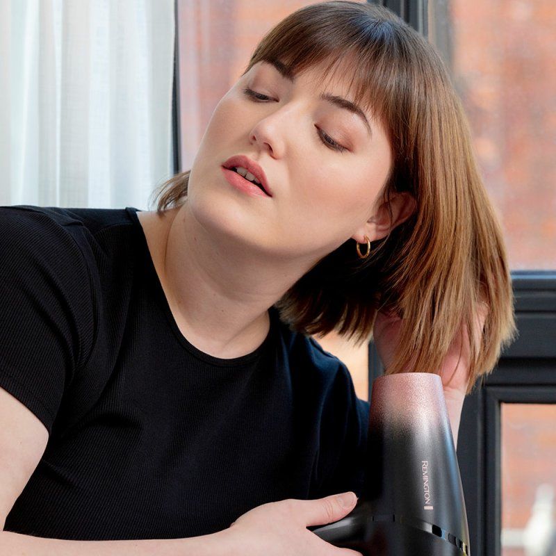 Remington Rose Shimmer sèche-cheveux 2200 W Noir, Rose