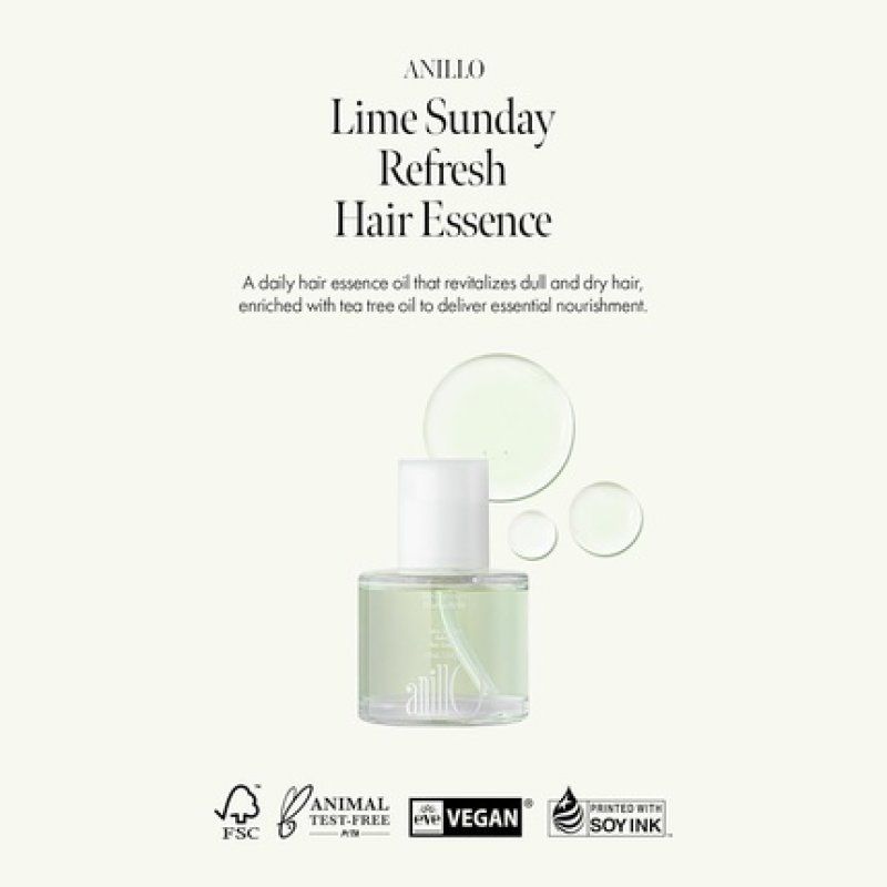STOCKICX4 - Lime Sunday Refresh Hair Essence