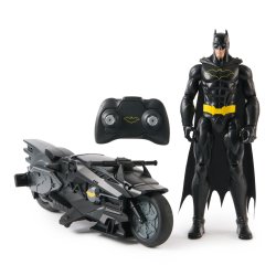 Batman - Stealth Batcycle RC w. 30 cm Batman (6072896)