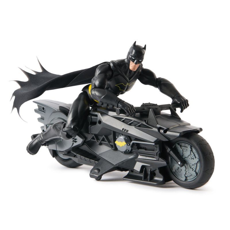 Batman - Stealth Batcycle RC w. 30 cm Batman (6072896)