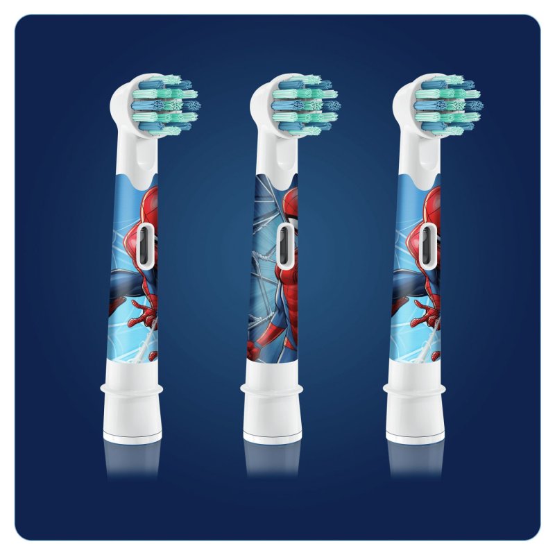Oralb Electric Toothbrush Refill Kids Spiderman