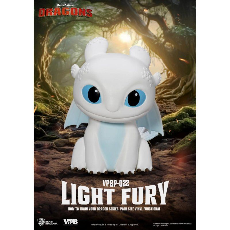 DRAGON - Light Fury - Tirelire Vinyl Figure 12cm