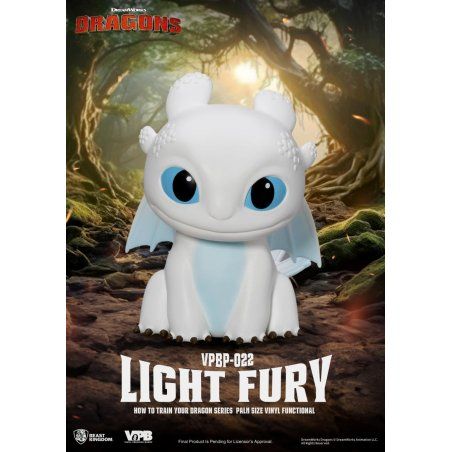DRAGON - Light Fury - Tirelire Vinyl Figure 12cm