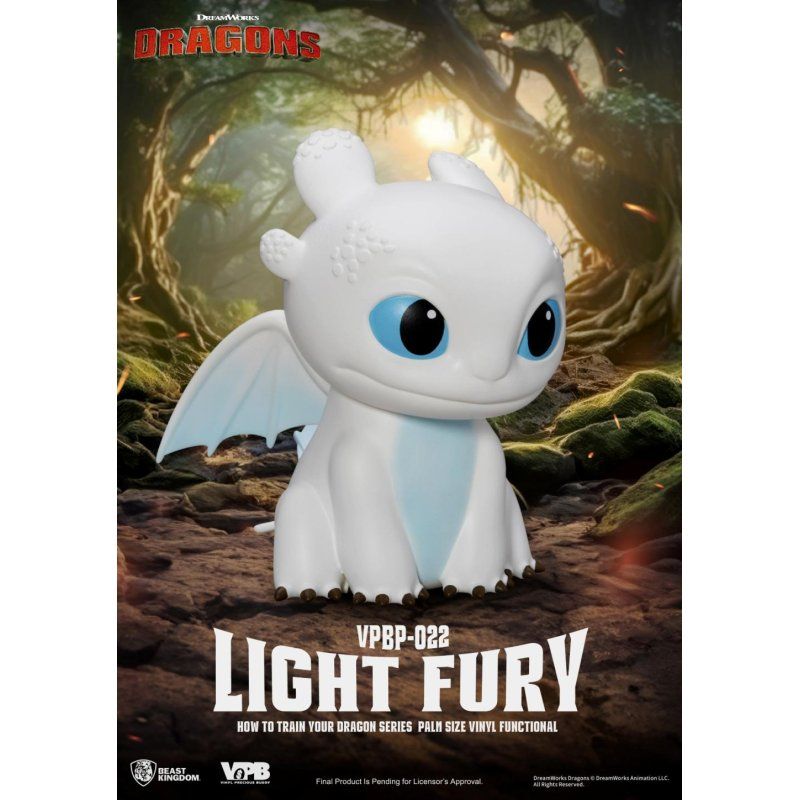 DRAGON - Light Fury - Tirelire Vinyl Figure 12cm