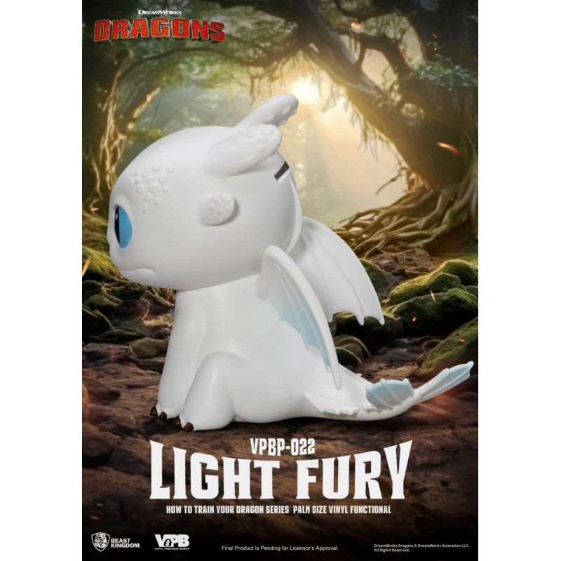 DRAGON - Light Fury - Tirelire Vinyl Figure 12cm