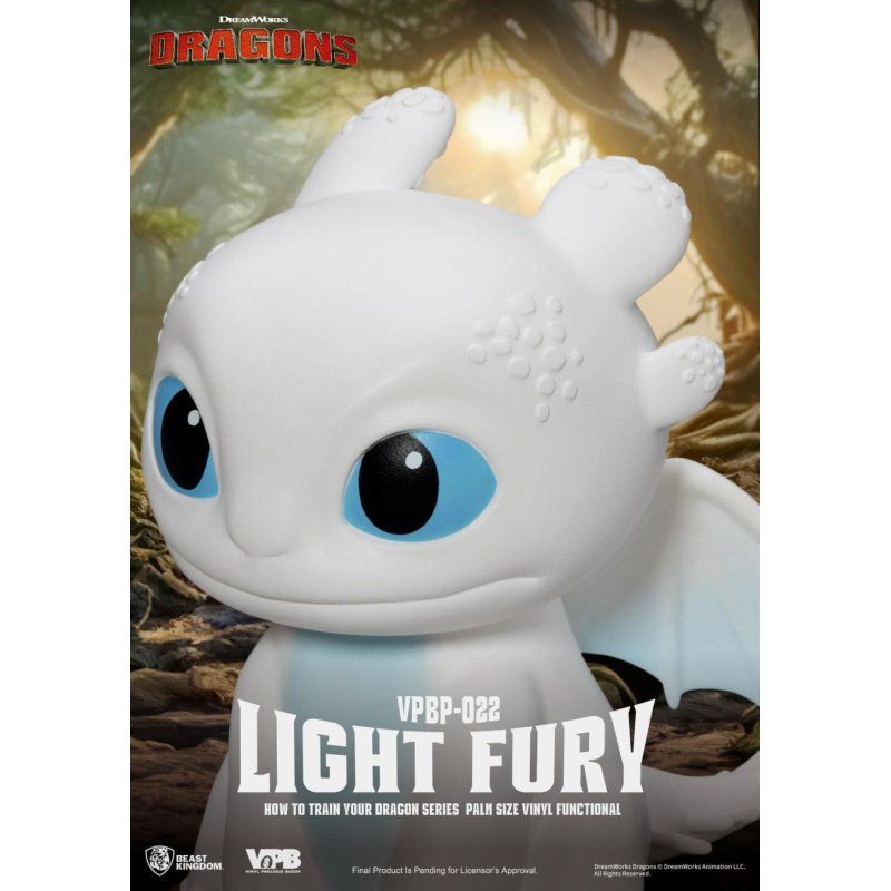 DRAGON - Light Fury - Tirelire Vinyl Figure 12cm