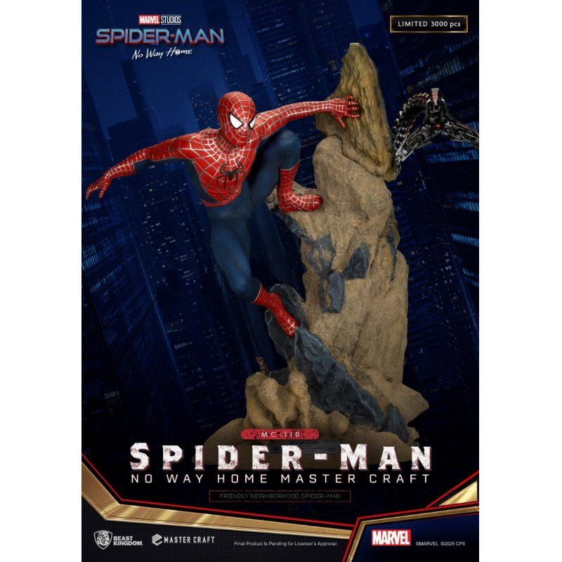 MARVEL - Friendly Neighborhood Spider-Man -Statuette Master Craft 36cm