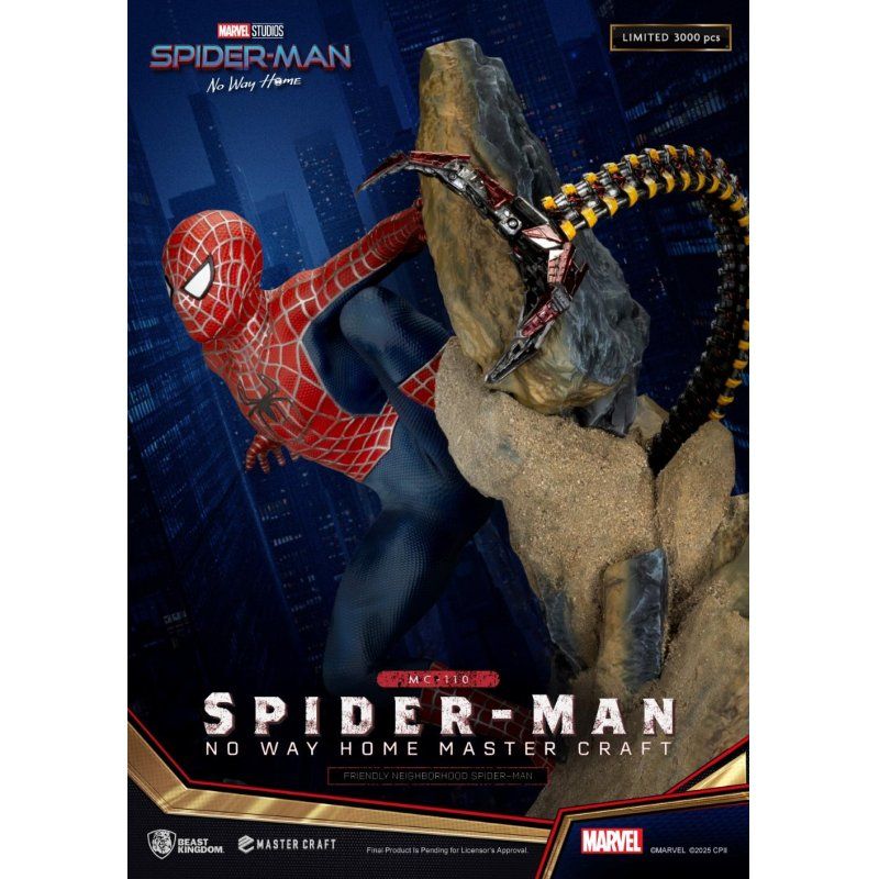 MARVEL - Friendly Neighborhood Spider-Man -Statuette Master Craft 36cm