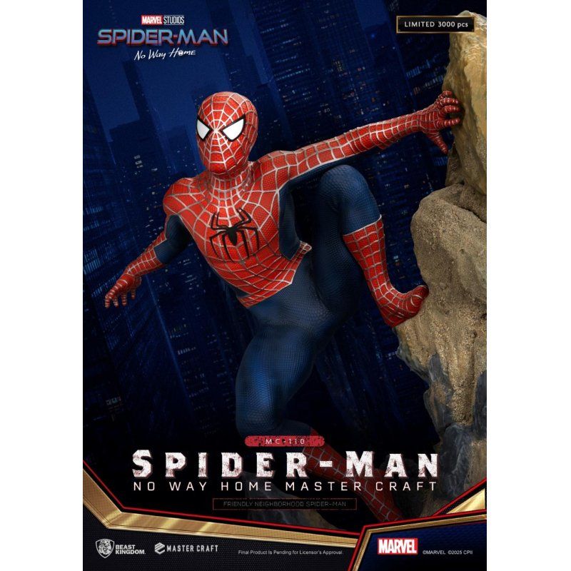 MARVEL - Friendly Neighborhood Spider-Man -Statuette Master Craft 36cm