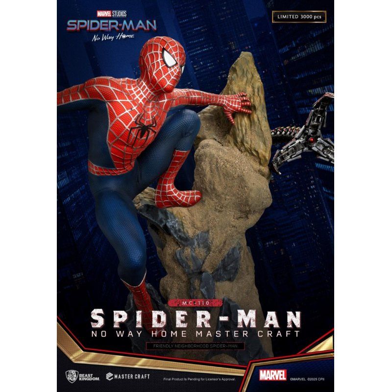 MARVEL - Friendly Neighborhood Spider-Man -Statuette Master Craft 36cm