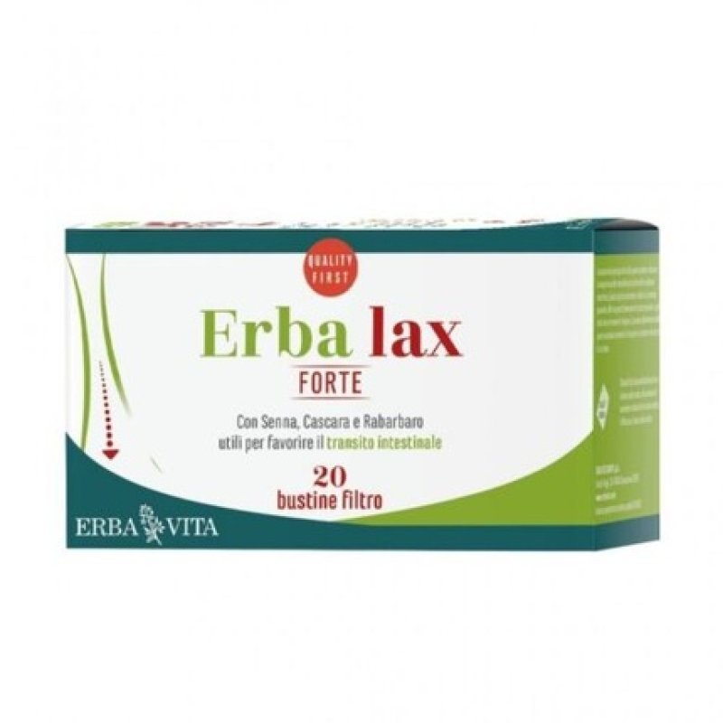 ERBA VITA Erbalax Forte Fiber Supplement 20 Sachets