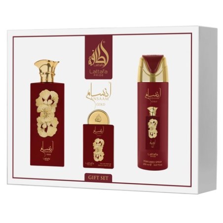 Lattafa Pride Ansaam Gold Giftset 3 Pieces