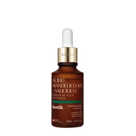 Boticrio Botik High Potency Serum Mandelic Acid 10 Salicylic Acid 30ml