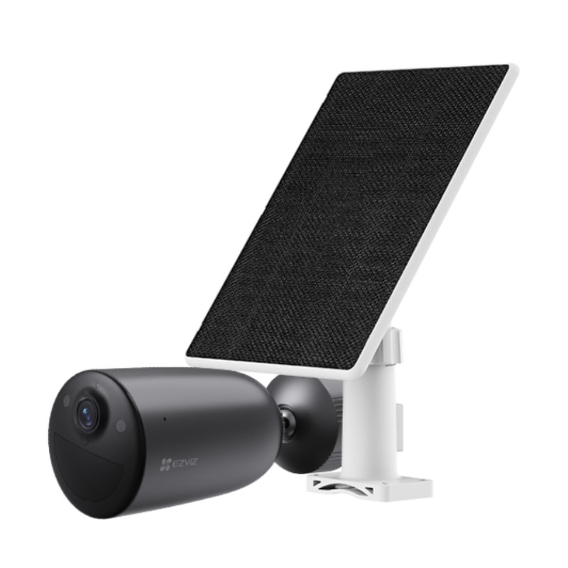 EZVIZ KIT CAMARA IP EB3 4G EXT 2K VIS.NOCT WI DETEC COCHES-HUMAN BK KIT SOLAR