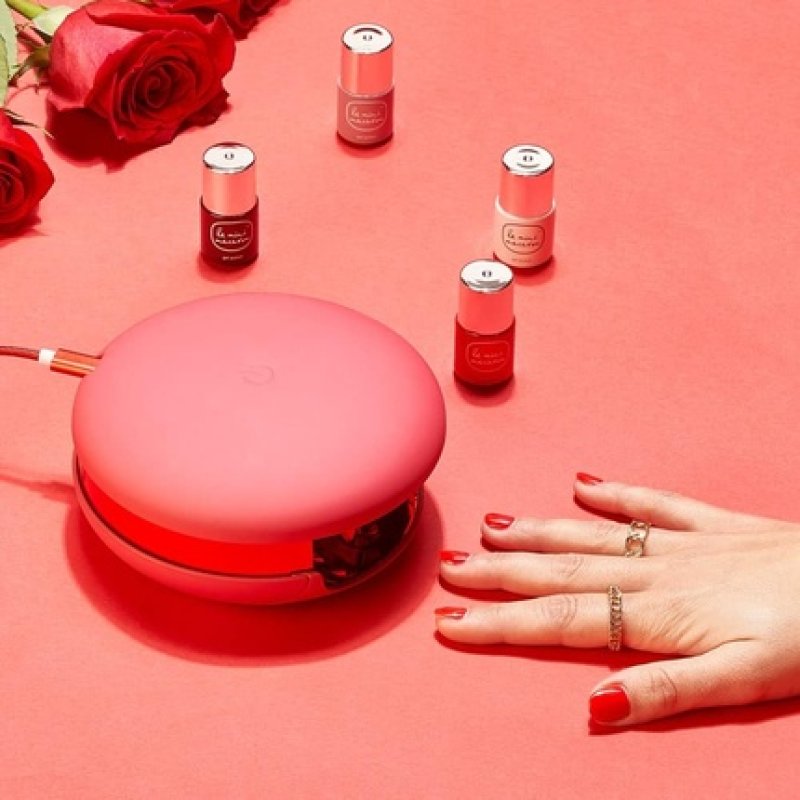 Le Mini Macaron DIY Deluxe Gel Manicure Kit with LED Nail Dryer Lamp