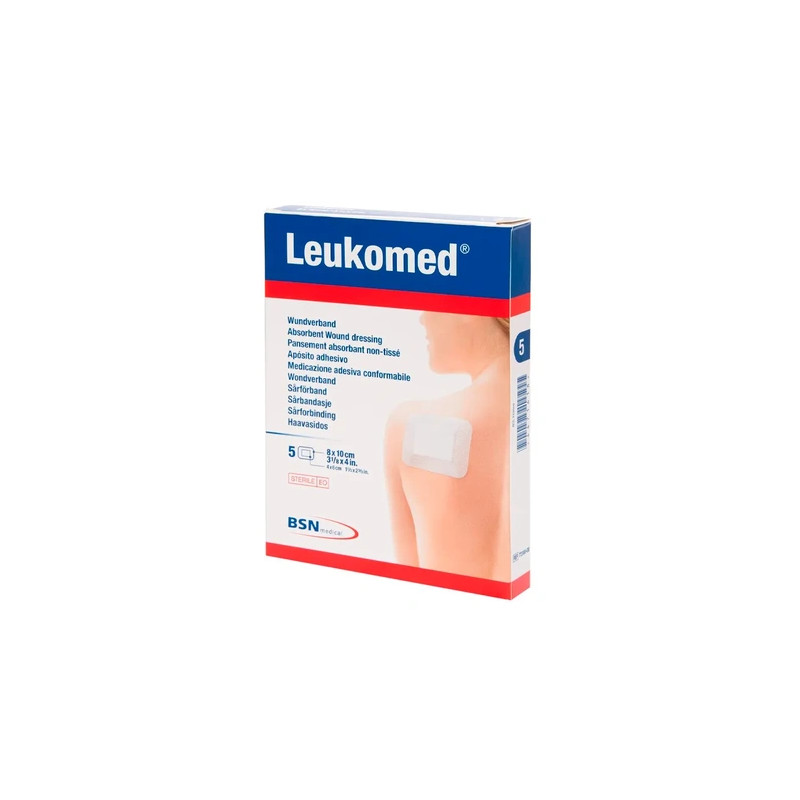 Bsn Medical Leukomed Plasters 8cm X 10cm Pack Of 5