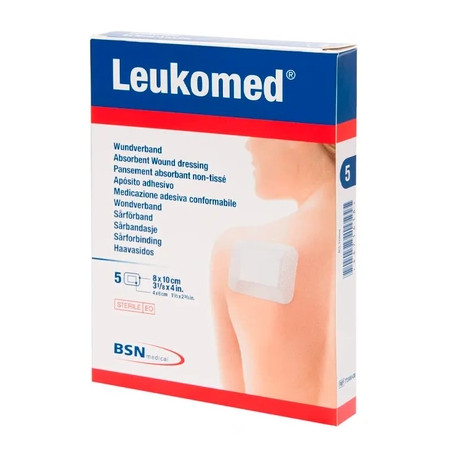 Bsn Medical Leukomed Plasters 8cm X 10cm Pack Of 5