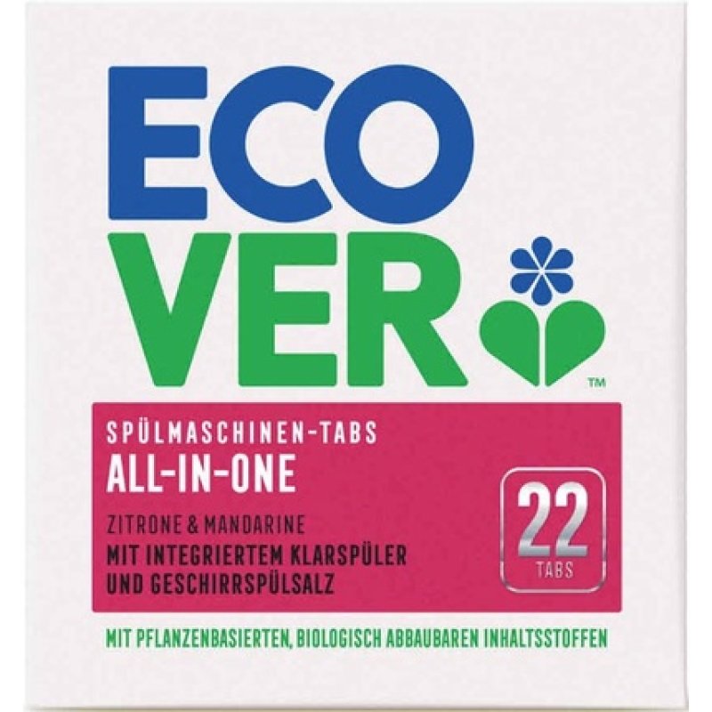 Ecover Ecover Dishwashing Tabs Allinone 22 S 440g