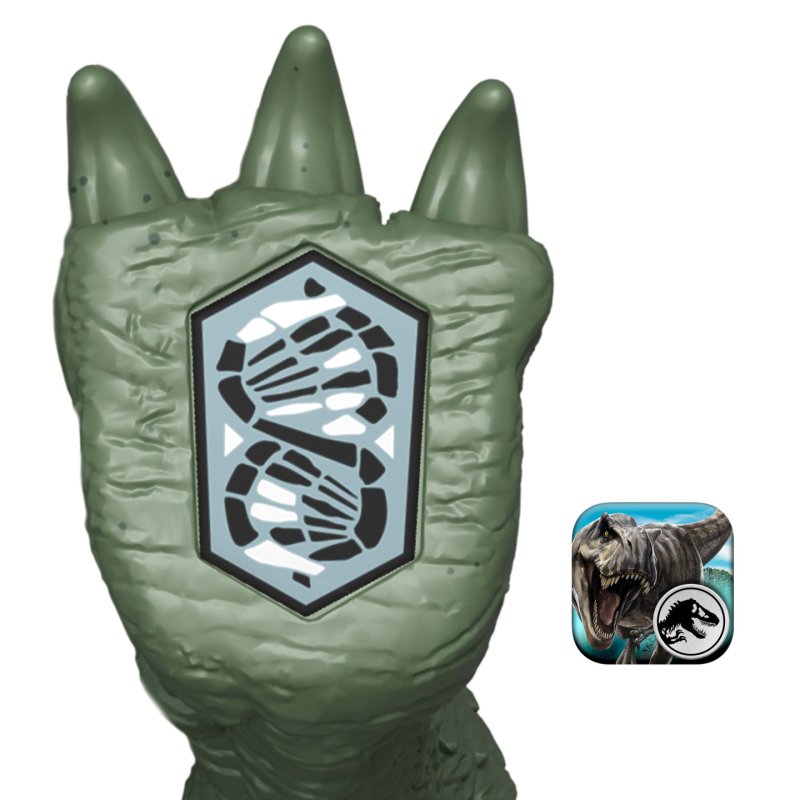 Jurassic World Rebirth Frenzy Pack Archaeornithomimus Dinosaur Figure, Authentic Toy, Digital Play