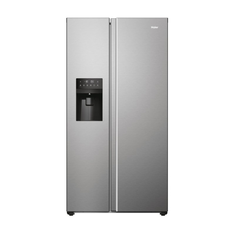 Haier SBS 90 Serie 5 HSR5918DIMP Free-standing double-sided fridge-freezer combination 511 l D Platinum stainless steel