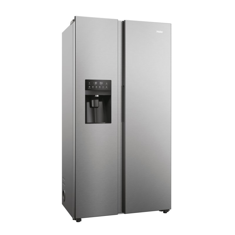Haier SBS 90 Serie 5 HSR5918DIMP Free-standing double-sided fridge-freezer combination 511 l D Platinum stainless steel