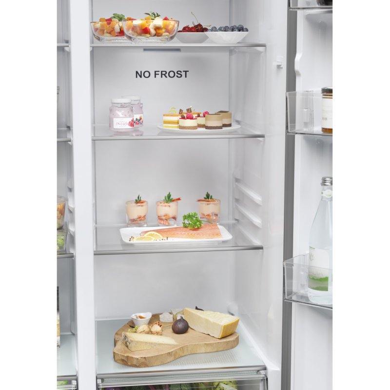 Haier SBS 90 Serie 5 HSR5918DIMP frigo américain Pose libre 511 L D Platine, Acier inoxydable