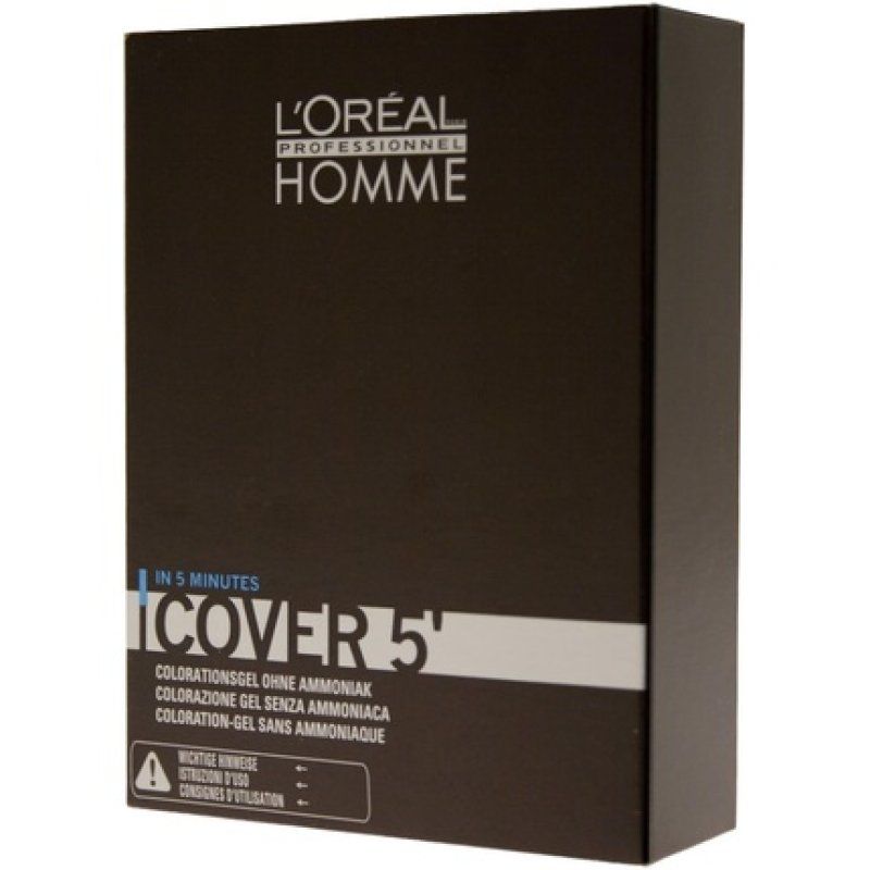 Loreal Professionnel Homme Cover 5 Hair Colour Gel 7 Blonde