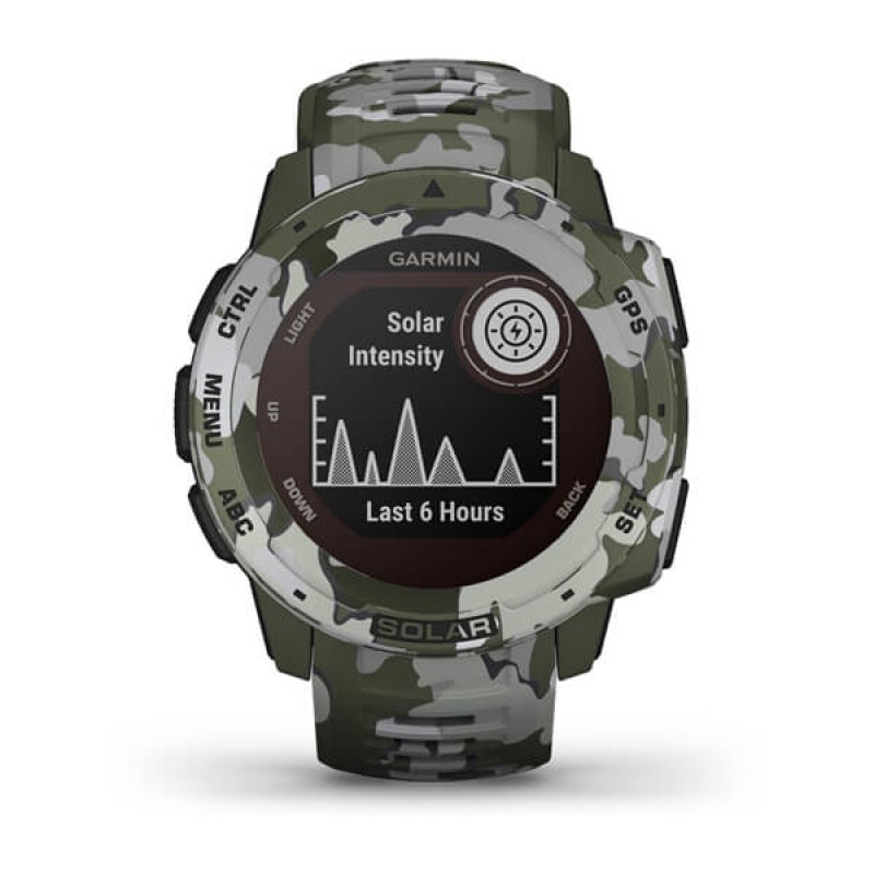 Garmin Instinct Solar Camo Edition MIP Digital 128 x 128 pixels Camouflage GPS (satellite)