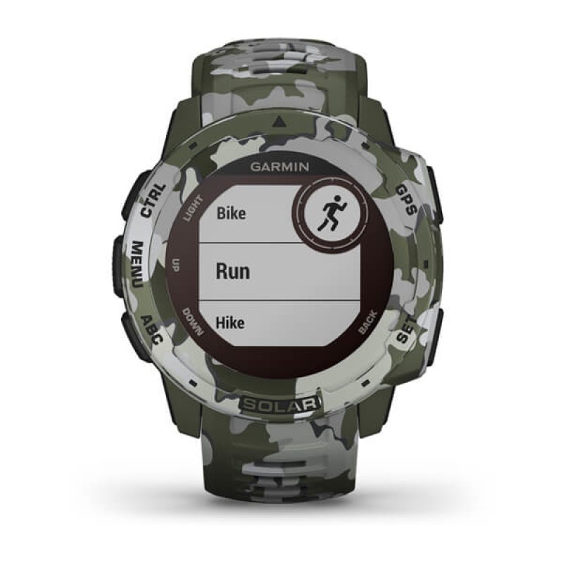 Garmin Instinct Solar Camo Edition MIP Numérique 128 x 128 pixels Camouflage GPS (satellite)