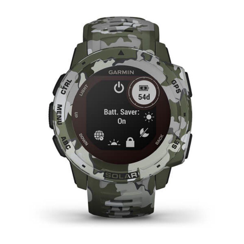 Garmin Instinct Solar Camo Edition MIP Digital 128 x 128 pixels Camouflage GPS (satellite)