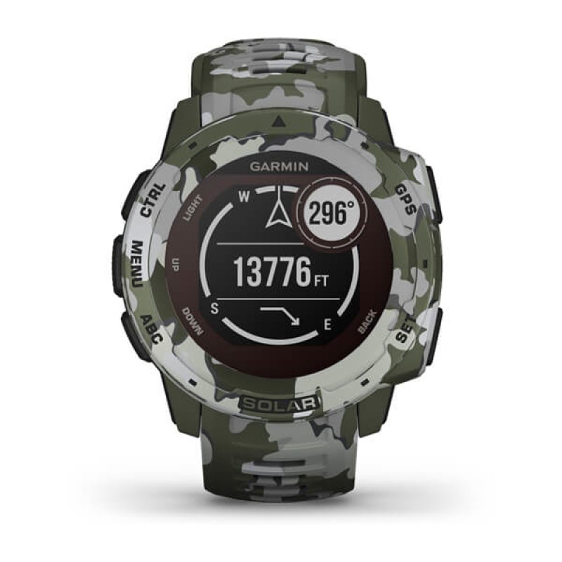 Garmin Instinct Solar Camo Edition MIP Numérique 128 x 128 pixels Camouflage GPS (satellite)