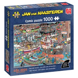 Jan van Haasteren - Step aboard - 10th edition SAIL Amsterdam (1000 pieces)