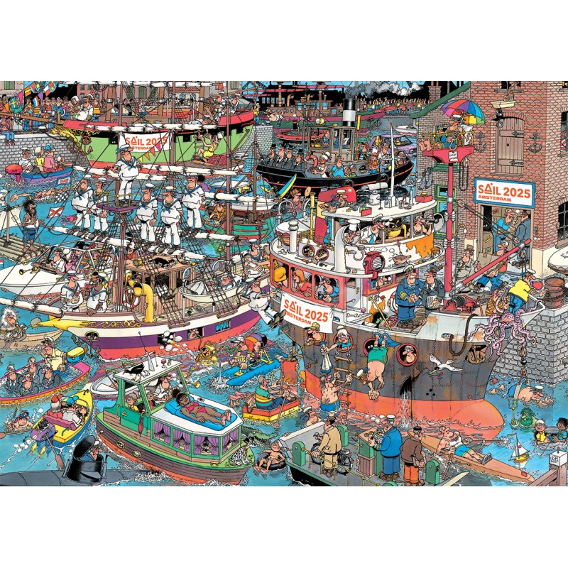 Jan Van Haasteren - Step aboard - 10th SAIL Amsterdam (1000 pieces) (1119802060)