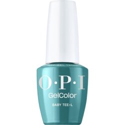 OPI GelColor Baby Tee-L Opaque Cool Dark Teal Creme UV Cure Gel Nail Polish