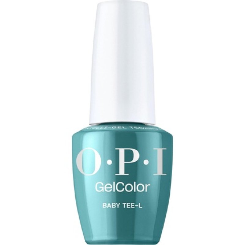 OPI GelColor Baby Tee-L Opaque Cool Dark Teal Creme UV Cure Gel Nail Polish
