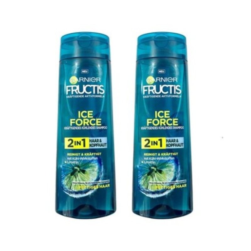 Garnier Fructis ICE FORCE Cooling 2-in-1 Shampoo with Lime for Hair & Scalp