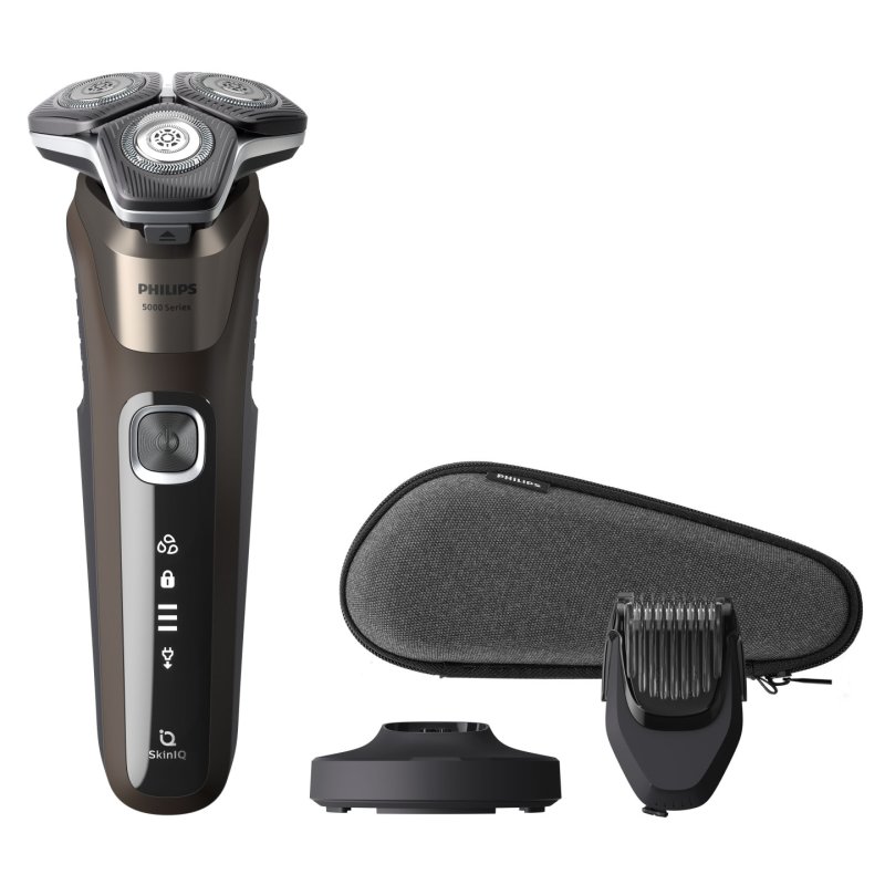 Men's electric shaver brown case Philips 5000 series S5886/38