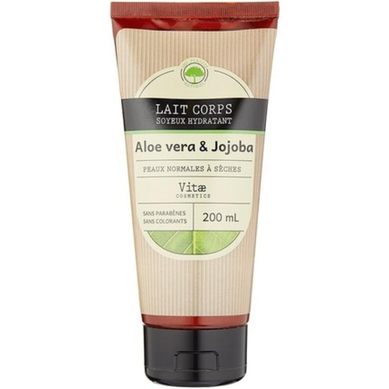 Vitae Cosmetics Skin Care Moisturizing Body Lotion with Aloe Vera and Jojoba 200ml