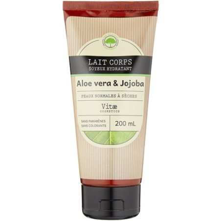 Vitae Cosmetics Skin Care Moisturizing Body Lotion with Aloe Vera and Jojoba 200ml