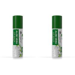 Dr Organic Aloe Vera Lip Balm Moisturising SPF 15 for Men and Women