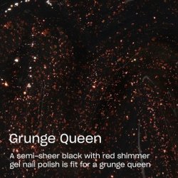 OPI GelColor Grunge Queen Semi-Sheer Dark Red-Copper Shimmer Neutral Brown UV