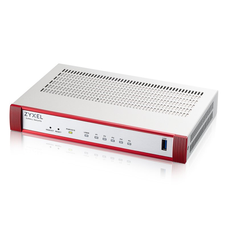 Zyxel - USGFLEX50H-EU0102F 5 Gigabit user-definable ports, 1*USB with 1 YR Gold Security Pack